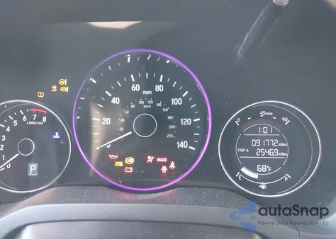 2019 Honda Hr-V Lx из США, поврежденный, VIN 3CZRU5H36KG705398